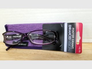 Foster Grant Purple Reading Glasses +2.75