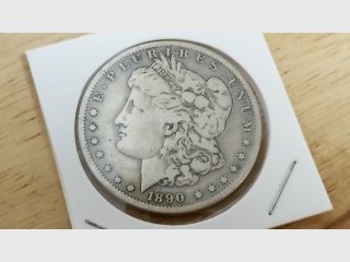 1890 O Morgan Silver Dollar