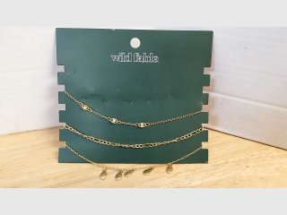 Wild Fable Gold Tone Necklace Set