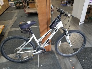 Trek bike, white