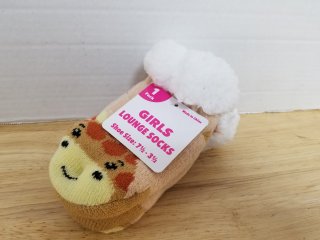 New girls lounge socks size 7.5-3.5