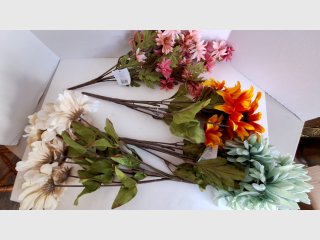 Assorted Artificial Silk Flowers