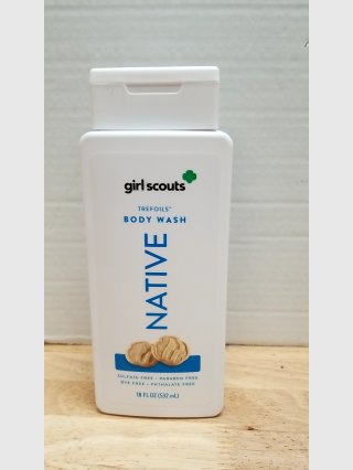 New Girl Scouts Trefoils Native Body Wash