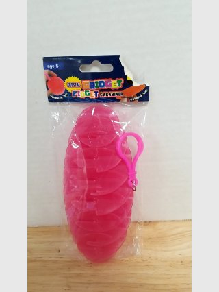 Crystal Fidget Carabiner Pink