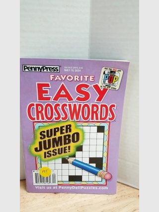 Super Jumbo Easy Crosswords Book