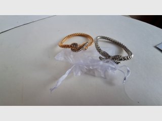 Gold & Silver Snake Design Bangles
