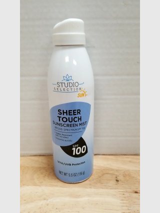 Studio One Sheer Touch Sunscreen SPF 100 Mist