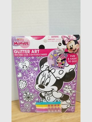 Minnie Mouse Glitter Art Kit
