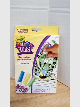 Crayola Color & Erase Dinosaur Activity Set