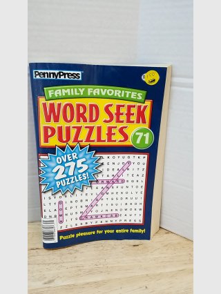 Penny Press Word Seek Puzzles book