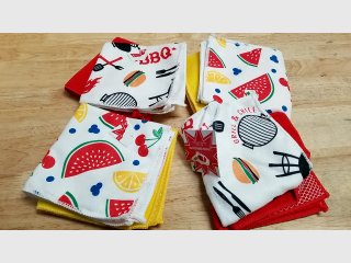 New BBQ Themed Dish Cloths Set