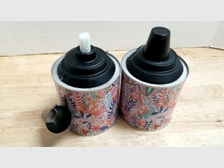 New Floral Pattern Oil Lamps Set