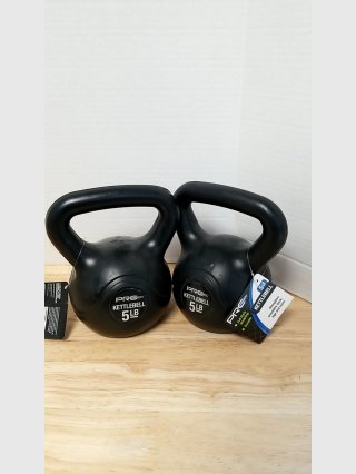 Pair of 5 lb Kettlebells Pair