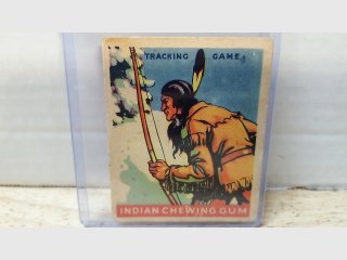 Indian Chewing Gum Tracking Game Card