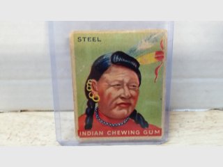 Steel Indian Chewing Gum Trading Card
