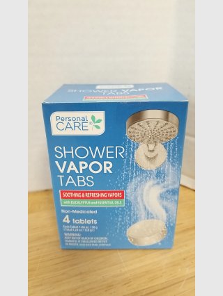 New Shower Vapor Tabs Box