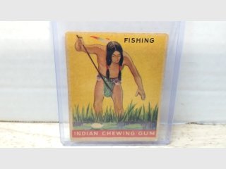 Indian Chewing Gum Fishing Card