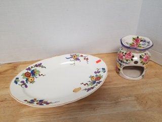 Dish and candle warmer