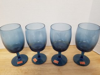 GORHAM west germany glasses, each approx 7 inch