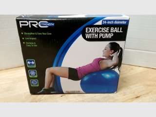 ProStrength 24 exercise ball with pump 