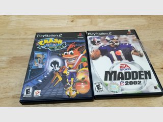 PS2 Crash Bandicoot & Madden 2002 Games
