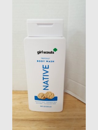 New Girl Scouts Trefoils Body Wash