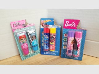 LOL Surprise, Hot Wheels, Barbie Lip Balms