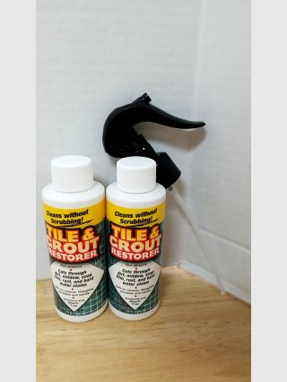 Tile & Grout Restorer Cleaner 4oz Bottles