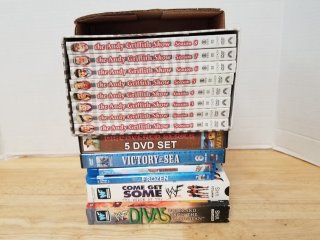Dvds, vhs, blue ray 