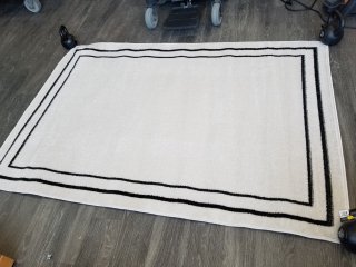 New area rug, indoor/outdoor, 6 by 4 foot