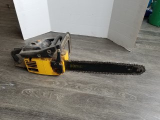 McCullough gas chainsaw, blade approx 19 inch