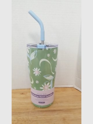 New Green Stainless Steel Tumbler 20 oz