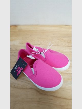 Girls' Pink Slip-On Sneakers size 6