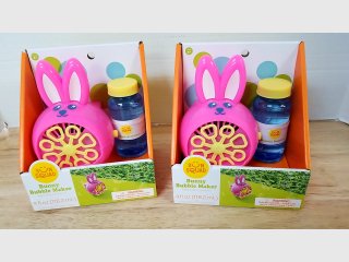 Pink Bunny Bubble Makers Set of 2