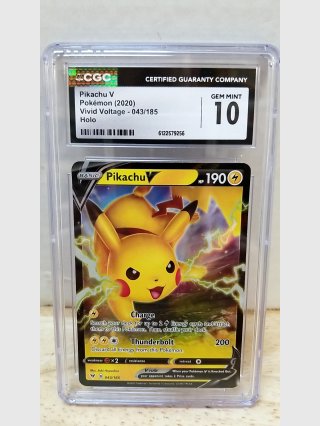 Pikachu V Pokémon Card GEM MINT 10