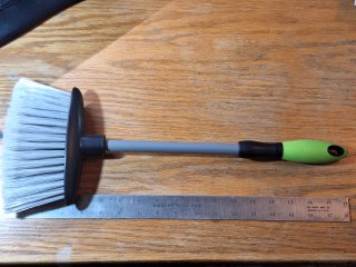 Hand broom,  18 inch long 