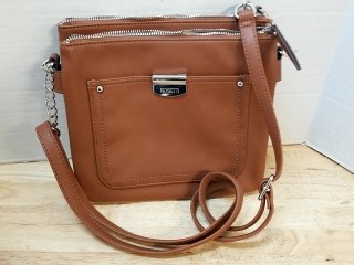 Brown Crossbody Bag, 12 in