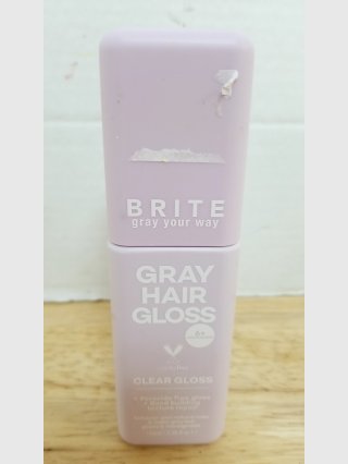 New Brite Gray Hair Clear Gloss