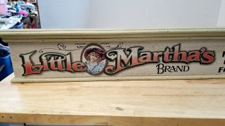 Little Martha's Brand Sign, 42 in
