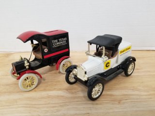 ERTL model coin banks, each approx 6 by 4 by 3 inch