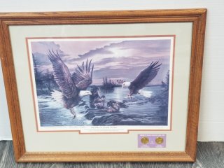 American Eagle display, 24 by 20 inch