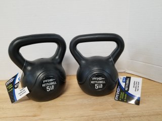 New 5lb kettle bells 