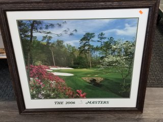 2006 Masters wall hanging, 32 by 30 inch