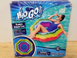 New Rainbow Ribbon Tube Box