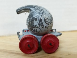 Vintage WWI Toy Gas Tanker, 2 in