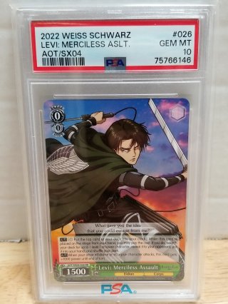 Levi Merciless Assault PSA 10 Card