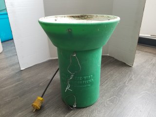 Fish feeder, approx 20 inches tall 