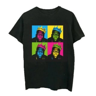 New Notorious B.I.G. Black Short Sleeve Grap, L