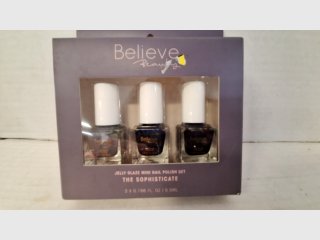 Believe Beauty Jelly Glaze Mini Nail Polish Set