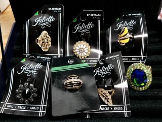 New Assorted Costume Rings on Cards